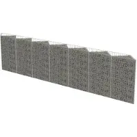 vidaXL Gabion mand 450x30x100 cm gegalvaniseerd staal