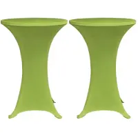 vidaXL Tafelhoes stretch 2 stuks 60 cm groen