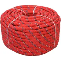 vidaXL Boot touw 18 mm 50 m polypropyleen rood