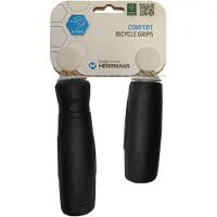 Herrmans handvatten grip ergo, z wart. lengte: 120/90mm