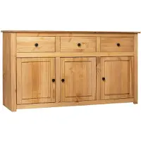 vidaXL Dressoir Panama Range 135x40x80 cm massief grenenhout