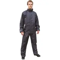 Result Zwart All Weather regenpak voor volwassenen S 38/48 - regenkleding
