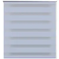 vidaXL Zebra rolgordijn 90,9 x 150 cm stofbreedte 86,7 cm wit