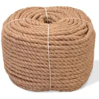 vidaXL Touw 100% jute 12 mm 100 m