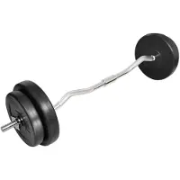 vidaXL Halter met gewichten 30 kg