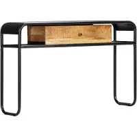 vidaXL Wandtafel 118x30x75 cm massief mangohout