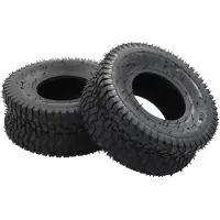 vidaXL 4-delige Kruiwagenband- en binnenbandset 15x6.00-6 4PR rubber