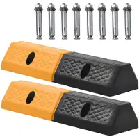 vidaXL Parkeerblokken 49x15x9 cm rubber 2 st