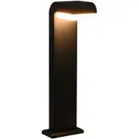 vidaXL LED Buitenlamp - Ovaal, Zwart, 50 cm