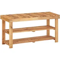 vidaXL Schoenenrek 90x32x46 cm massief acaciahout