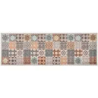 vidaXL Keukenmat wasbaar Mosaic Colour 45x150 cm