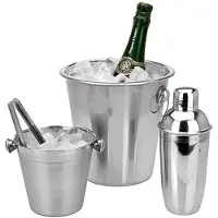 Excellent houseware Cocktail shaker RVS 4-delig rvs RVS Excellent Houseware Cocktailshaker
