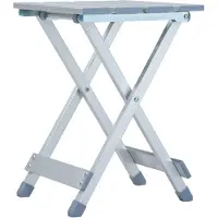 vidaXL Campingkruk 28x26x39 cm aluminium