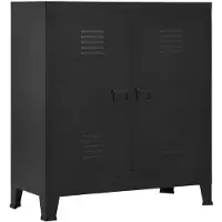 vidaXL Opbergkast industrieel 90x40x100 cm staal zwart