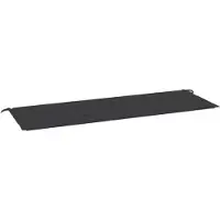 vidaXL Tuinbankkussen 150x50x3 cm oxford stof zwart