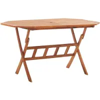 vidaXL Tuintafel inklapbaar 135x85x75 cm massief acaciahout