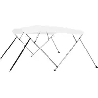 vidaXL Biminitop 4-boogs 243x210x137 cm wit