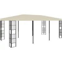 vidaXL Prieel 3x6 m crème