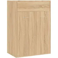 vidaXL Schoenenkast 60x35x84 cm bewerkt hout sonoma eikenkleurig