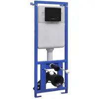 vidaXL Inbouwreservoir voor Hangtoilet 11 L 41x14x(110-125) cm