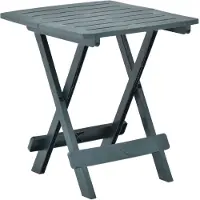 vidaXL Tuintafel inklapbaar 45x43x50 cm kunststof groen