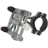 Mirage Telefoonhouder fiets - Aluminium T6 CNC - Gun metal - Voor stuur 22-25 mm - Mobiel 50-100 mm