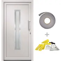 vidaXL Voordeur 98x208 cm wit