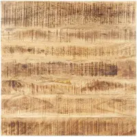 vidaXL Tafelblad 25-27 mm 70x70 cm massief mangohout
