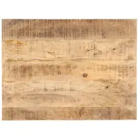 vidaXL Tafelblad 25-27 mm 90x70 cm massief mangohout