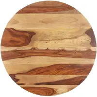 vidaXL Tafelblad rond 15-16 mm 60 cm massief acaciahout