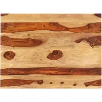 vidaXL Tafelblad 25-27 mm 70x90 cm massief acaciahout