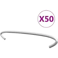 vidaXL Gabionhaken 50 st 15 cm gegalvaniseerd staal