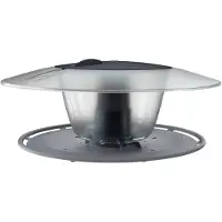 Prosperplast Vogelvoedersilo - grijs - vogelvoederplek - 30 cm - Vogel voedersilo