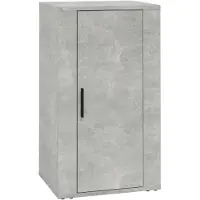 vidaXL Dressoir 40x33x70 cm bewerkt hout betongrijs