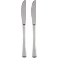 Alpina messenset 2 stuks 21 cm zilver