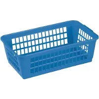 Sunware - Basic opbergmandje klein blauw - 25,7 x 15 x 8,1 cm