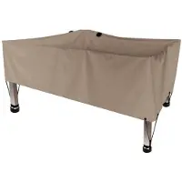 Perel Tuintafelhoes | | 165 x 105 x 60 cm (Polyester, Taupe)