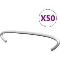 vidaXL Gabionhaken 50 st 10 cm gegalvaniseerd staal