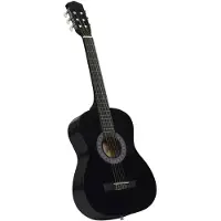 vidaXL Gitaar klassiek beginner en kinderen 3/4 36" zwart