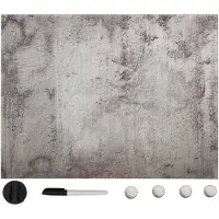 vidaXL Magneetbord wandmontage 80x60 cm glas