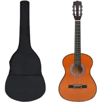 vidaXL 8-delige Gitaarset klassiek beginner 3/4 36"