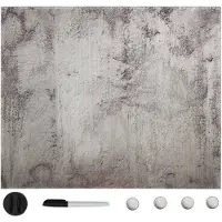 vidaXL Magneetbord wandmontage 50x50 cm glas