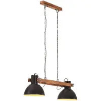 Möbelando vidaXL Hanglamp, industriële stijl, 25W, zwart, 109 cm, E27