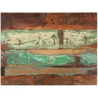 vidaXL Tafelblad rechthoekig 25-27 mm 60x80 cm massief gerecycled hout