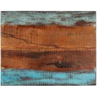 vidaXL Tafelblad rechthoekig 25-27 mm 70x90 cm massief gerecycled hout