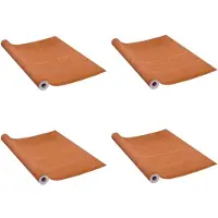 vidaXL Deurfolies zelfklevend 4 st 210x90 cm PVC lichteikenkleurig