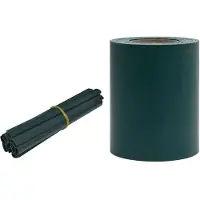 vidaXL Privacy-schermstrook PVC, 35 x 0,19 m, matgroen