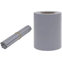 vidaXL Privacy-schermstrook PVC, 35 x 0,19 m, mat, lichtgrijs