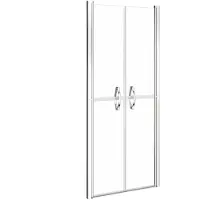 vidaXL Douchedeur 96x190 cm ESG transparant