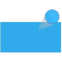vidaXL Zwembadhoes rechthoekig 1200x600 cm PE blauw